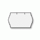 Etiket 26x16 golfrand wit permanent 2-slit Etiket 26x16 golfrand wit permanent 2-slit